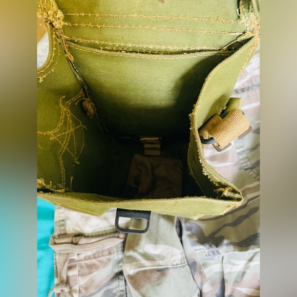 US Military Grade Canvas Bag Vintage Green Vietnam GI Ammo Green Veteran Camping - Picture 13 of 14